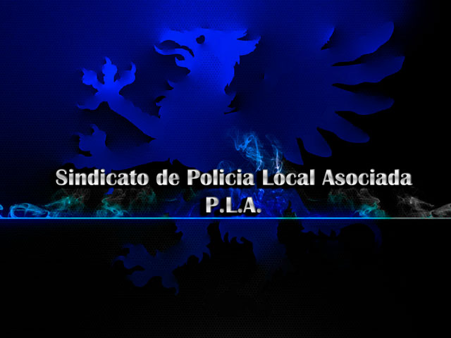 sindicato policia local asociada fondo grifo azul