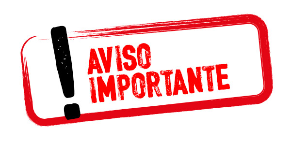 AVISO IMMPORTANTE